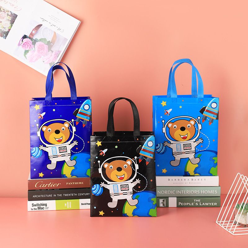 TAS GOODIE BAG ULANG TAHUN BESAR DINO ,ASTRONOT TAS HADIAH HAMPERS LUCU