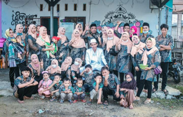 Couple Batik Keluarga || Setelan Couple Batik Ayah Ibu Anak Cewek Cowok || Couple Batik Family Gamis
