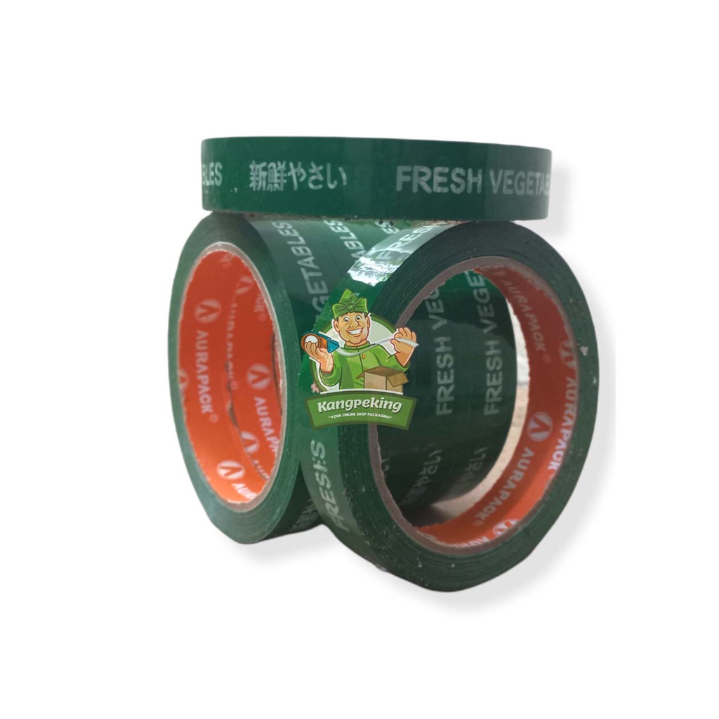 Lakban Fresh / Lakban Sayur / Fresh vegetable / Lakban Sayur Segar 18 mm x 50 meter