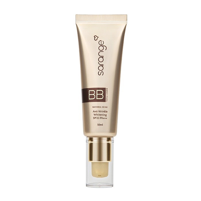SARANGE TRIPLE CROWN BB CREAM SPF33 PA+++/50ML/BB CREAM TRI-FUNGSI/WHITENING/ANTI-WRINKLE/UV PROTEC