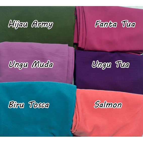 [FLASH SALE] Hijab / Jilbab instan ixora polos