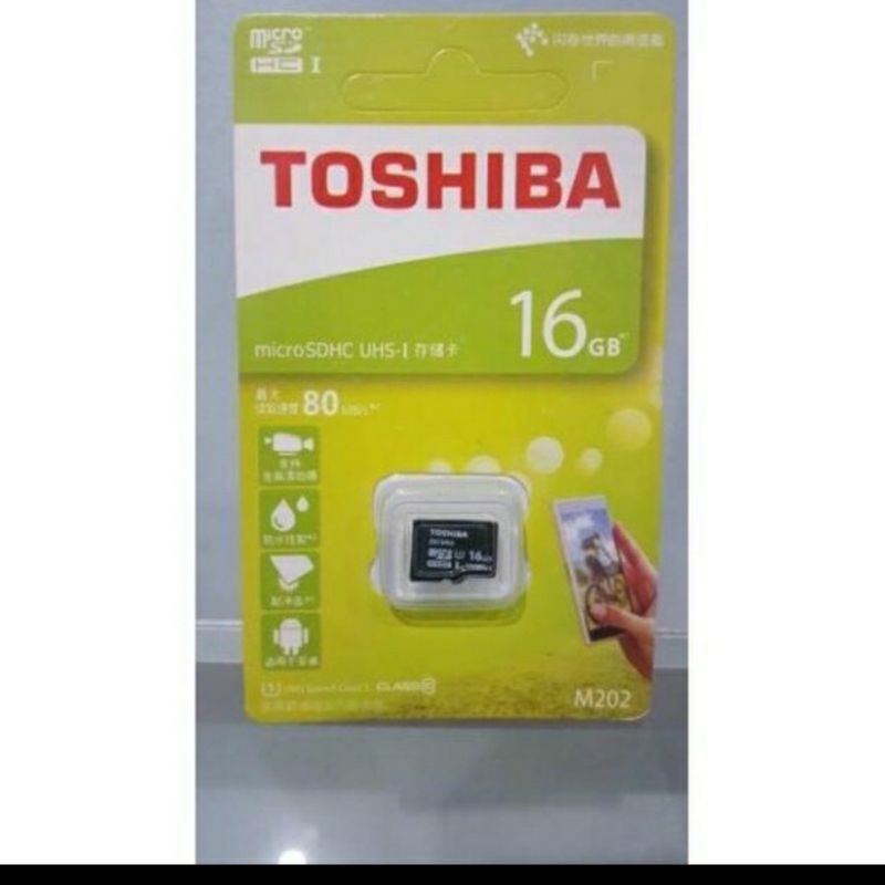 MMc micro Sd Toshiba 16 gb kualitas bagus