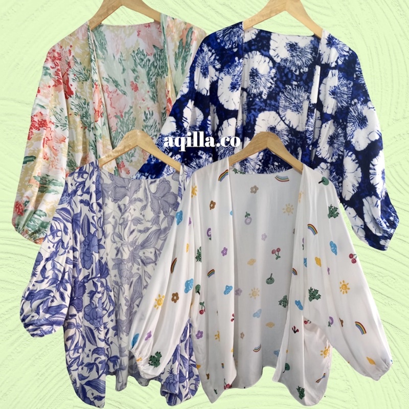 ( COD ) BANYAK MOTIF!! OUTER RAYON MOTIF KEKINIAN | OUTER KIMONO