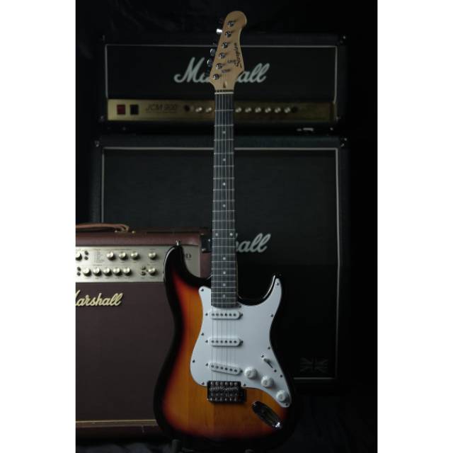 Gitar Elektrik Scorpion Stratocaster Sunburst MS100SB