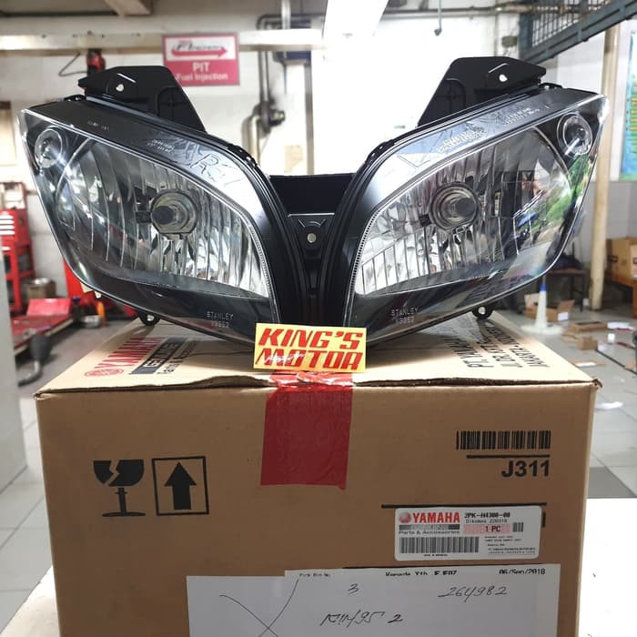 LAMPU DEPAN / reflector / reflektor R15 LAMA (2PK) ASLI YAMAHA