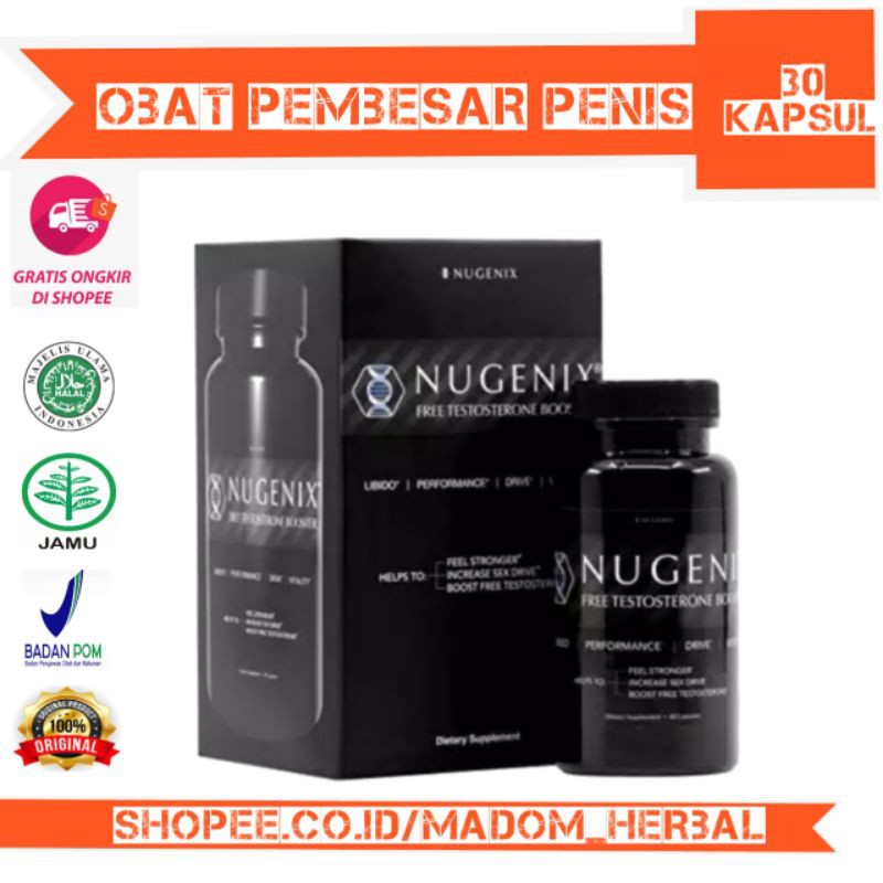 BAYAR DI TEMPAT (((COD))) NUGENIX 100% ORIGINAL HERBAL ALAMI KUALITAS NO.1