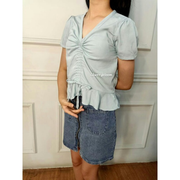 Promo Baju Atasan Wanita Premium BELLA TOP - BLOUSE WANITA TREND KOREA