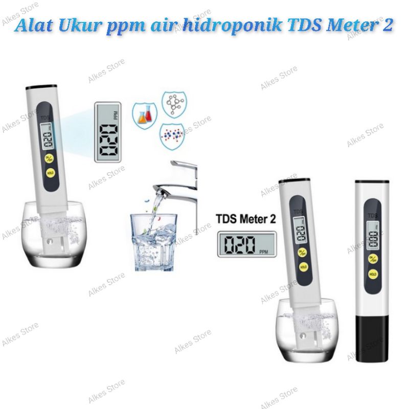 Alat Ukur Hidroponik TDS meter TDS Meter Digital  Alat Ukur PPM Air Hidroponik TDS Meter 2