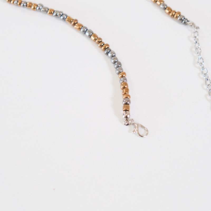 Kalung Beads Aesthetic Two Tone Color Series Pria Wanita