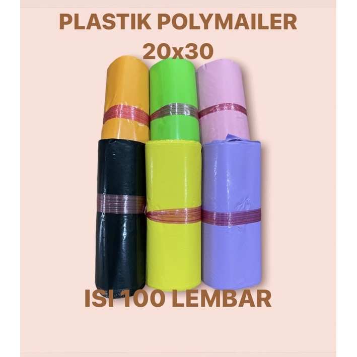 20x30 100 LEMBAR | PLASTIK POLYMAILER PLASTIK PACKING ONLINE SHOP