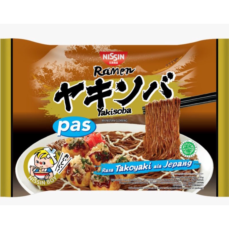 

Mie nissin ramen,rasa takoyaki ala jepang 81gr