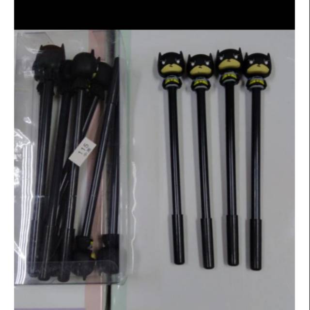

Selusin Pen gel karakter batman isi