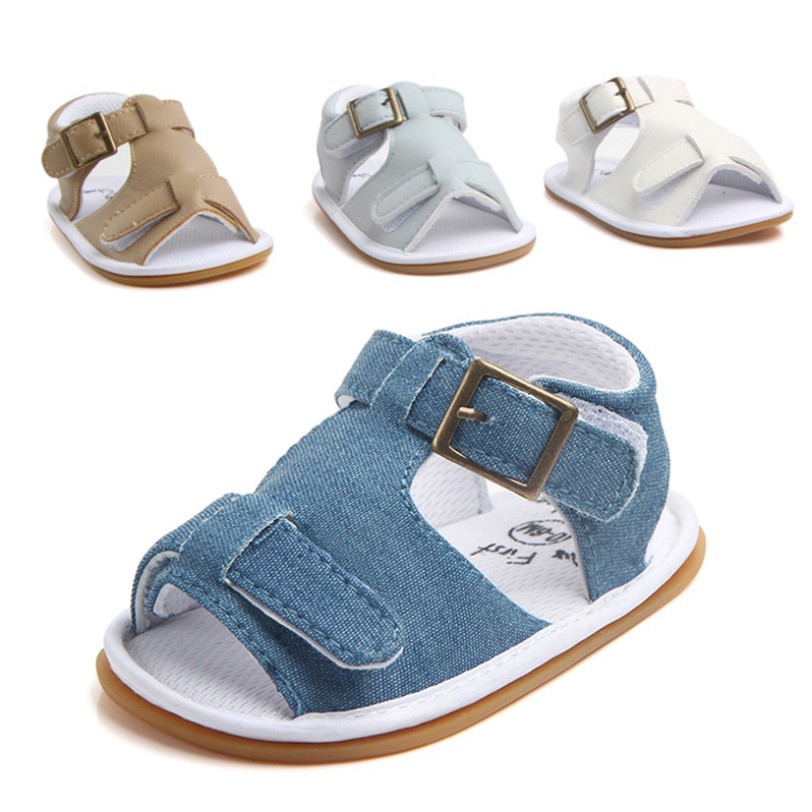 Prewalker sepatu bayi import motif jeans