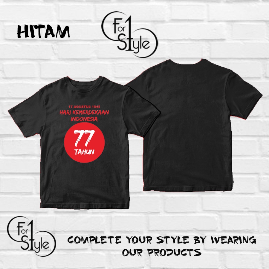 Kaos - Dirgahayu Republik Indonesia 77 Tahun