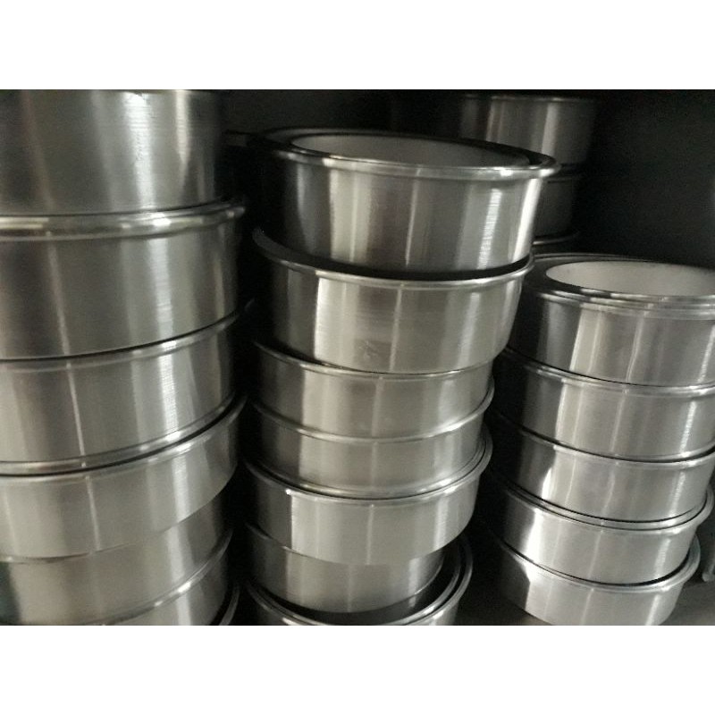 Loyang Kue Bulat Press / Cetakan Kue Bulat Aluminium