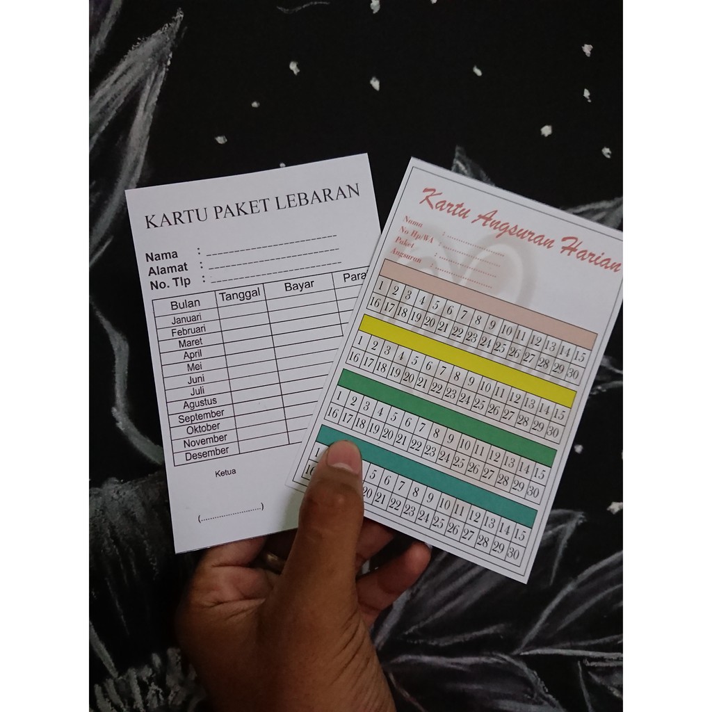 (COD) KARTU IURAN/KARTU BAYARAN/KAS RT MURAAHH