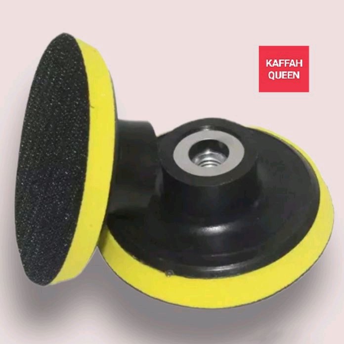 Tatakan Amplas Velcro / Bulat / Tempel