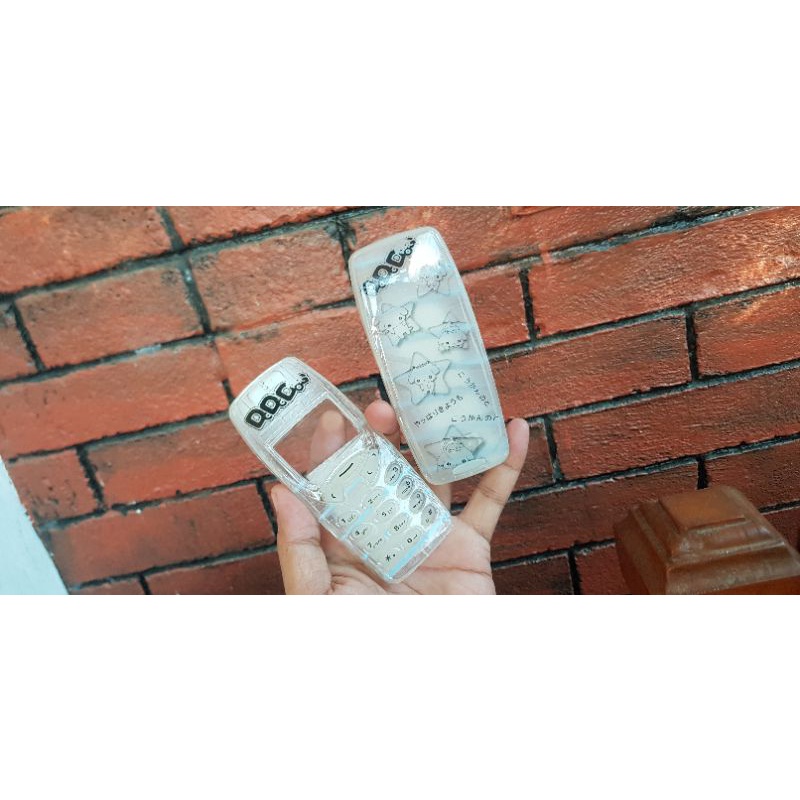 casing nokia 3310 bisa 3315 3330 karakter semi transparan trans bening kode 5