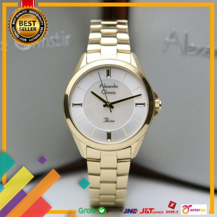 ON SALE.. ALEXANDRE CHRISTIE AC 2816 GOLD. GARANSI RESMI 1TAHUN ..TERLARIS