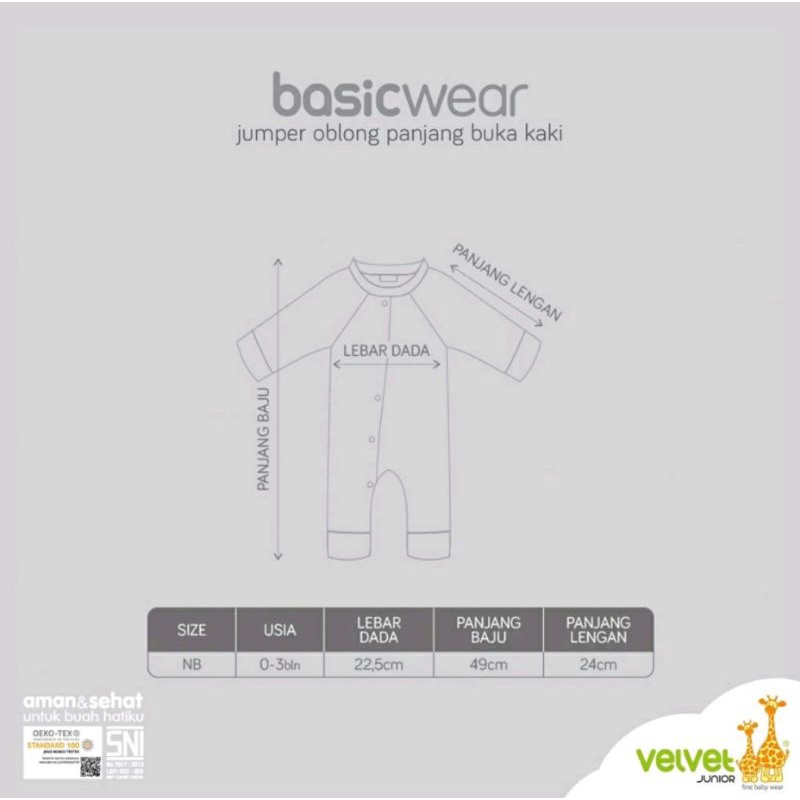 kodokan/jumsuit bayi merk viola /velvet DLL bayi nb