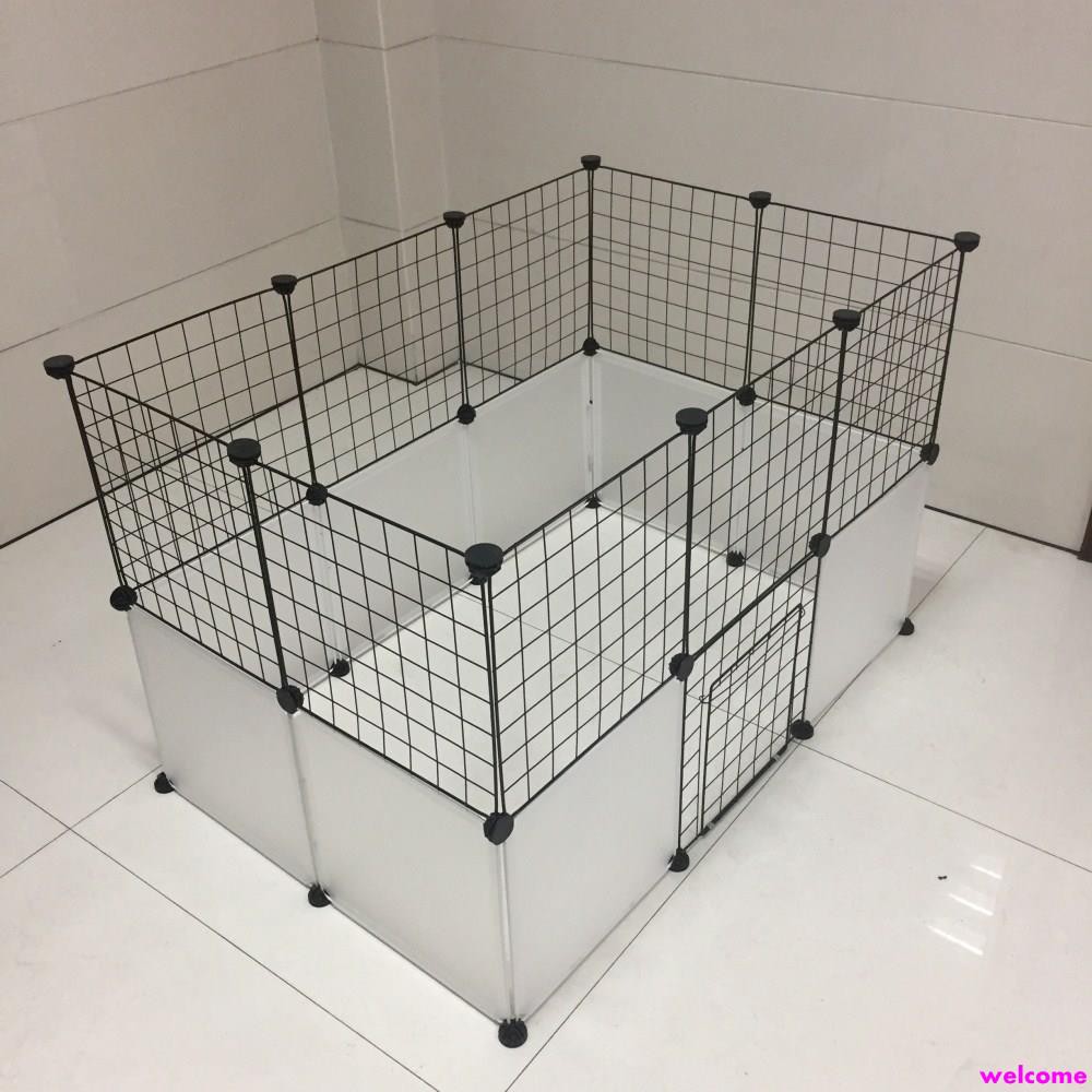 Sarang Pagar  Anjing Dalam  Ruangan  Perakitan DIY untuk 