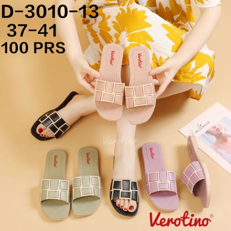 VEROTINO SANDAL WANITA JELLY FLAT TEPLEK