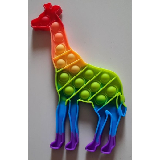 Pop it Rainbow viral /mainan ank-JERAPAH