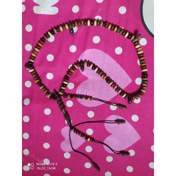 tasbih kombinasi kayu bertuah Nusantara at tijani