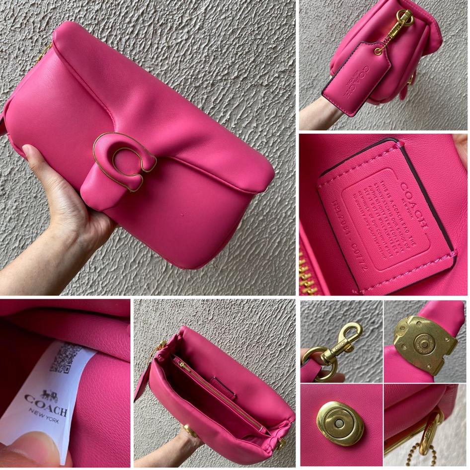 [0C9] LUXY LX2116 MICROCHIP TABBY PILLOW PREMIUM SHOULDER BAG SIZE MEDIUM KUALITAS VIP PLATINUM FULL