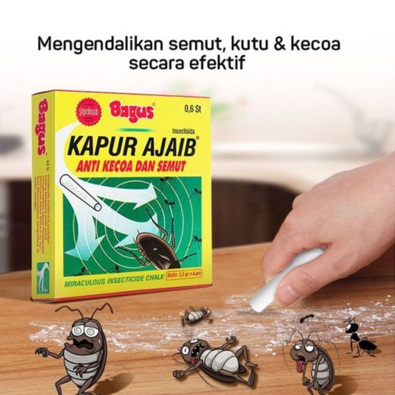 Bagus Kapur Ajaib Anti Semut dan Kecoa