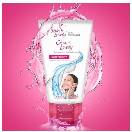 ^ KYRA ^ Fair And Lovely Facial Foam Brightening Pembersih Wajah Glow Lovely - Kemasan Tube