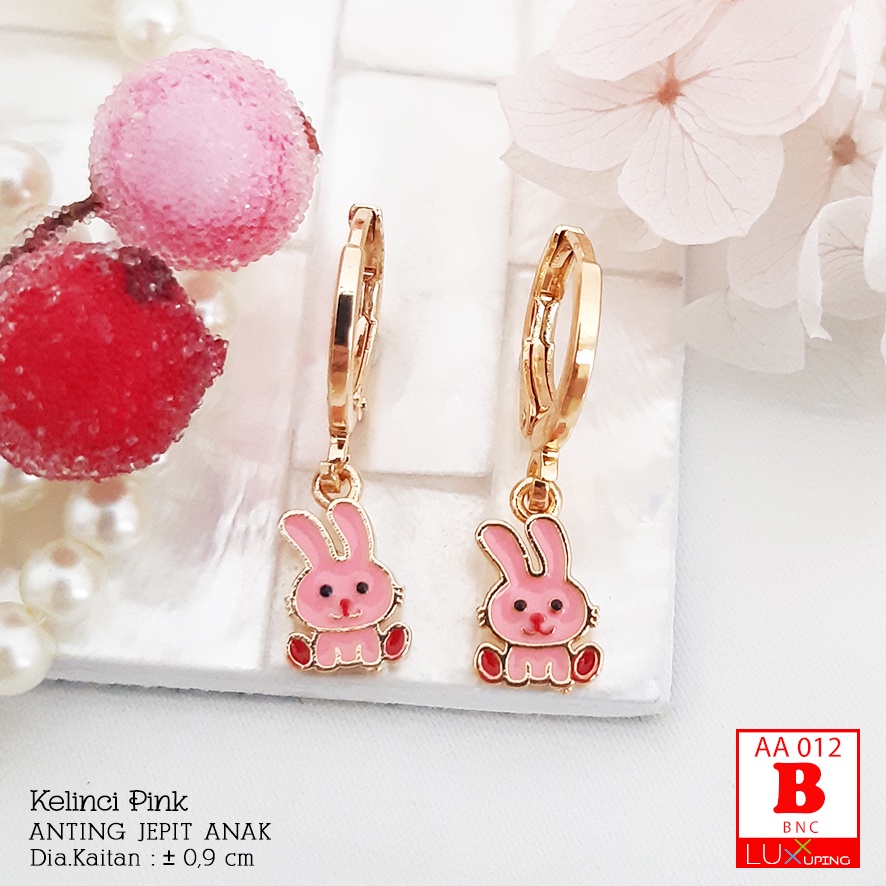 AA 012 Anting Anak Murah Anting Bayi Lucu Perhiasan Set Xuping Lapis Emas Imitasi - Luxx Xuping