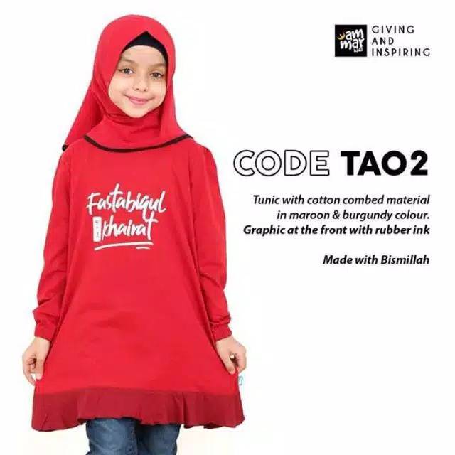 Tunik Anak Muslimah by Ammarkids - Tunik Anak Ammar kids