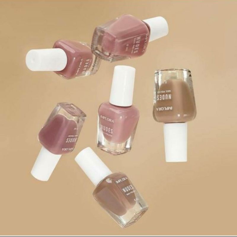 [COD] Implora Kutek Kuku Nail Polish Original BPOM / Kutek Kuku Cat Kuku Nude Red Wonder Clear