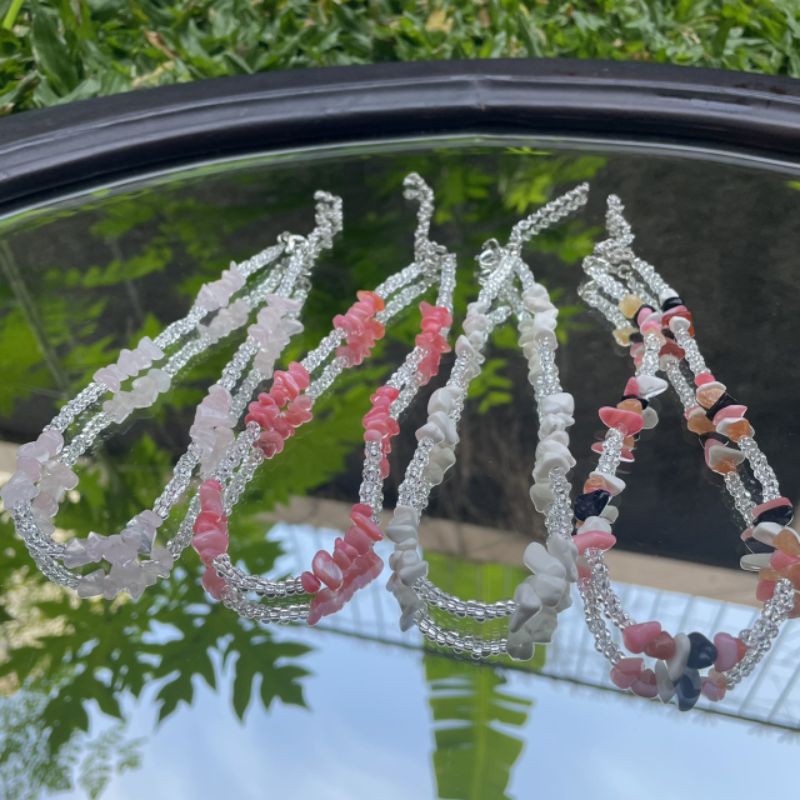 Agatha kalung Batu variasi / stone choker