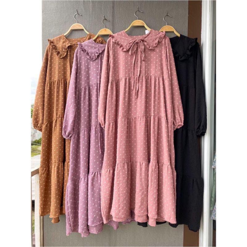 1KG MUAT 3PCS | ZULFA MIDI ZAMIRA DRESS URAGIRI HITS OOTD SELEBGRAM FASHION GROSIR MURAH WANITA