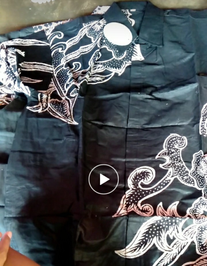 Promo 20.20 Bswart Batik Hrb026 Kenongo Padi Pekalongan M L Xl Batik Pria Murah Modern Grosir