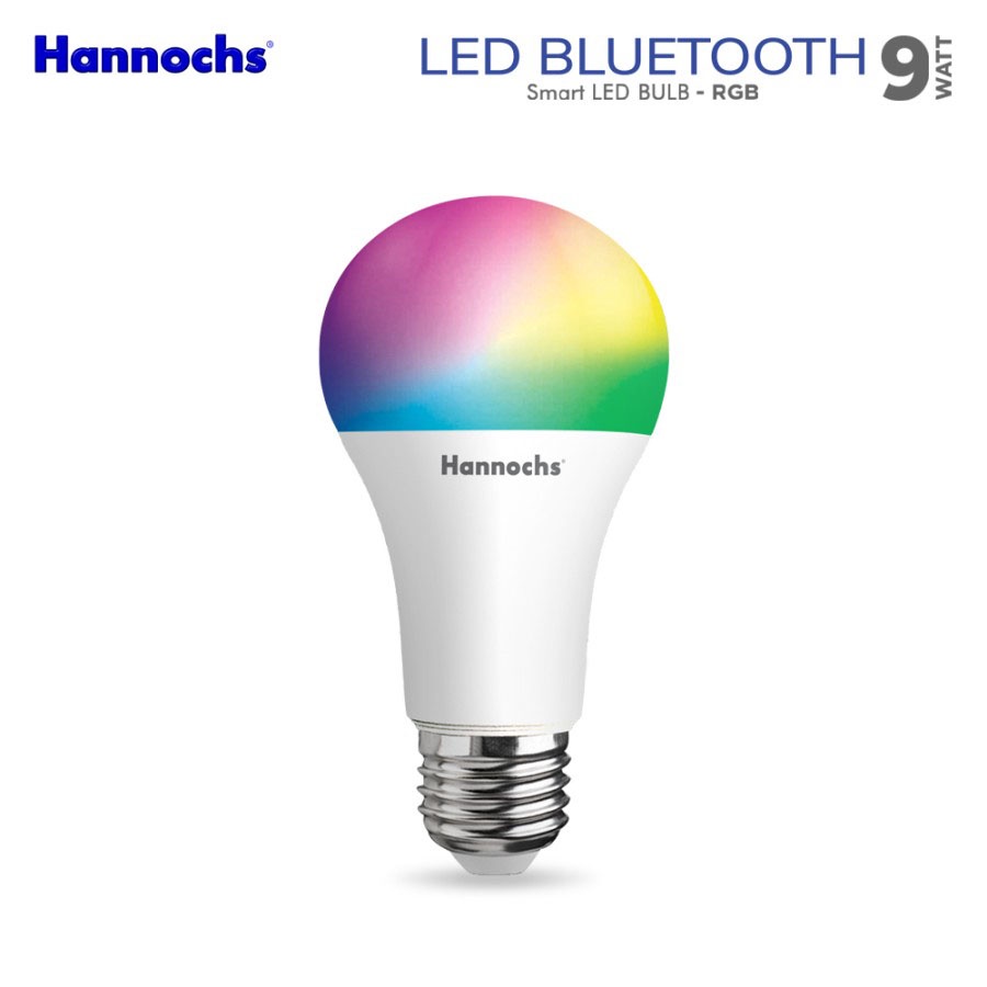 Hannochs Smart LED Bulb Bluetooth 9W RGB - 16 Juta Warna Lampu