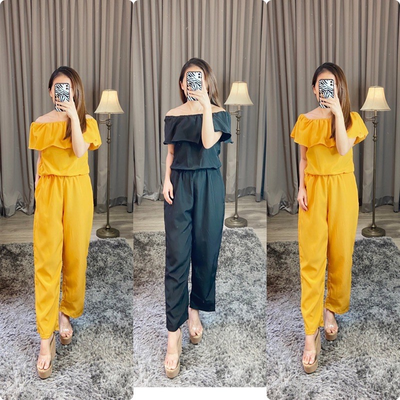 jumpsuit sabrina casual wanita / jumpsuit panjang ( K1228 )