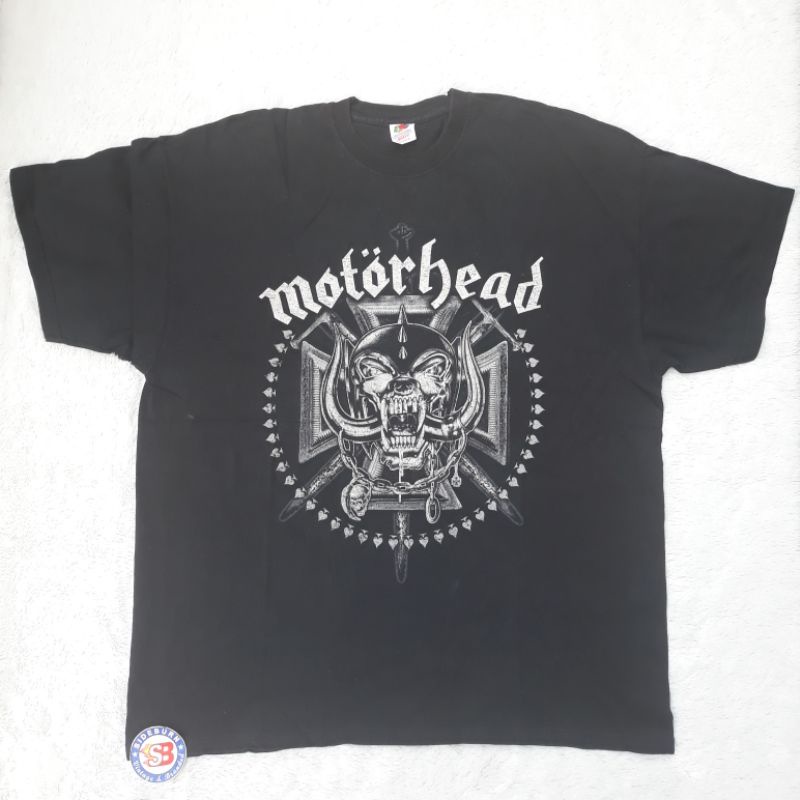 KAOS BAND VINTAGE MOTORHEAD TAG FRUIT OF THE LOOM
