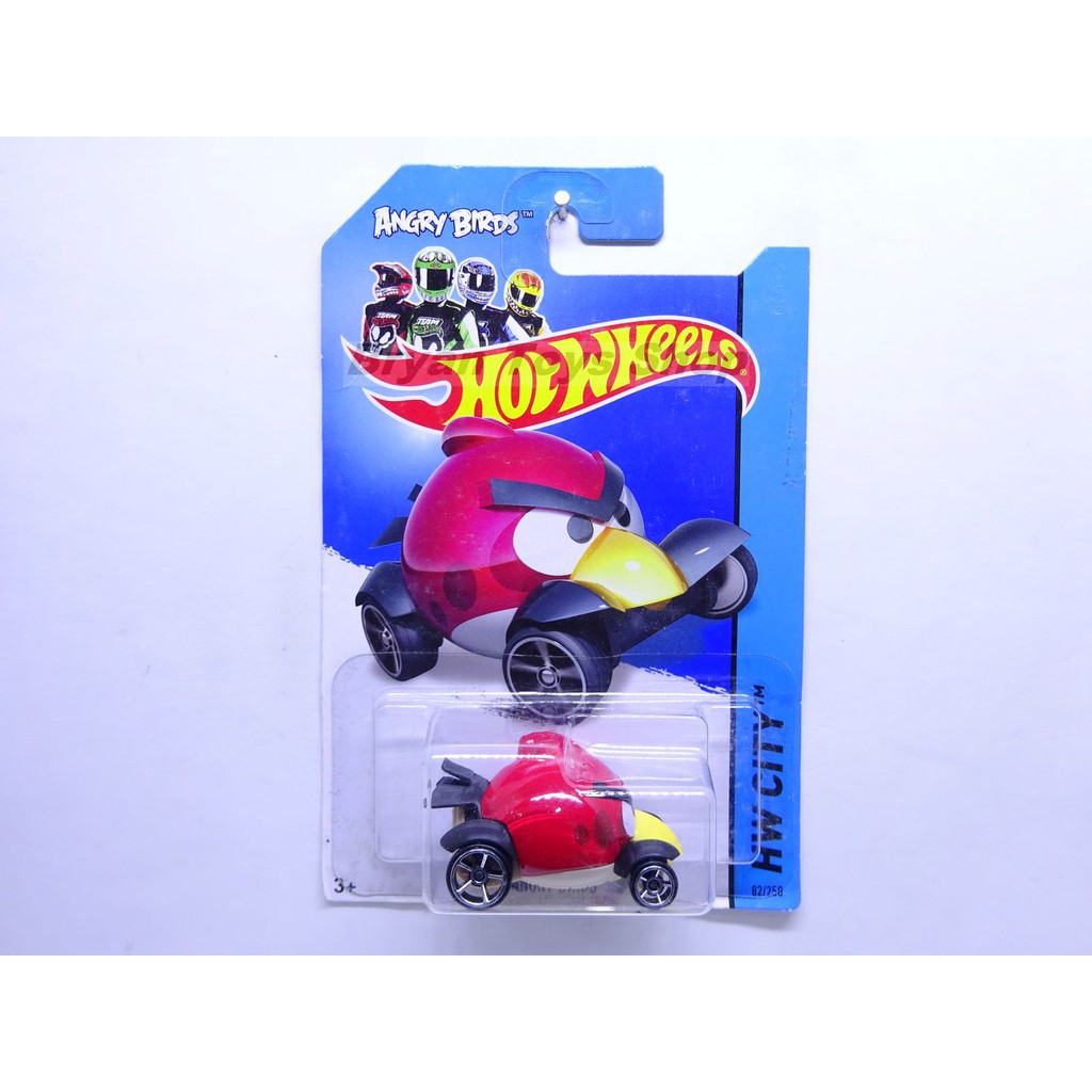 Hot Wheels Angry Birds Merah Card Rusak