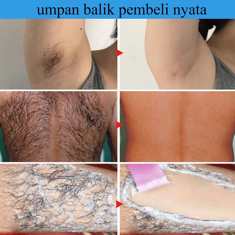 penghilang bulu ketiak 100g penghilang bulu permanen penghilang bulu Privat Tanpa Rasa Sakit Tidak Merangsang penghilang bulu  Dan Penghilang Bulu Pribadi Yang Aman Dan Efektif Kaki/tangan/rambut dubur/rambut kemaluan/dada