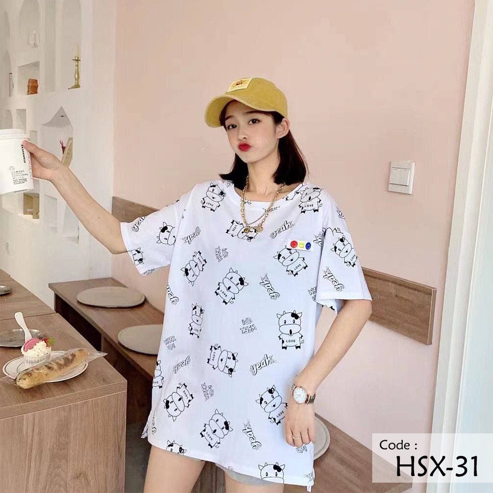 KAOS  WANITA - Atasan Baju Cewek Karakter Kartun Berkualitas & Harga Termurah Reseller Grosir