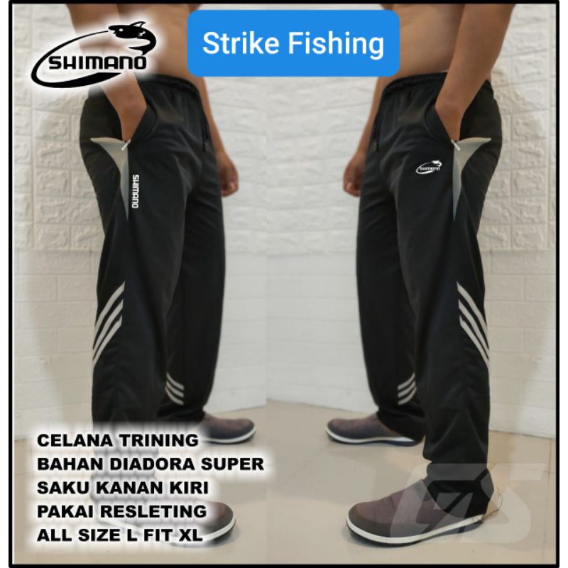 Celana panjang mancing Logo Shimano