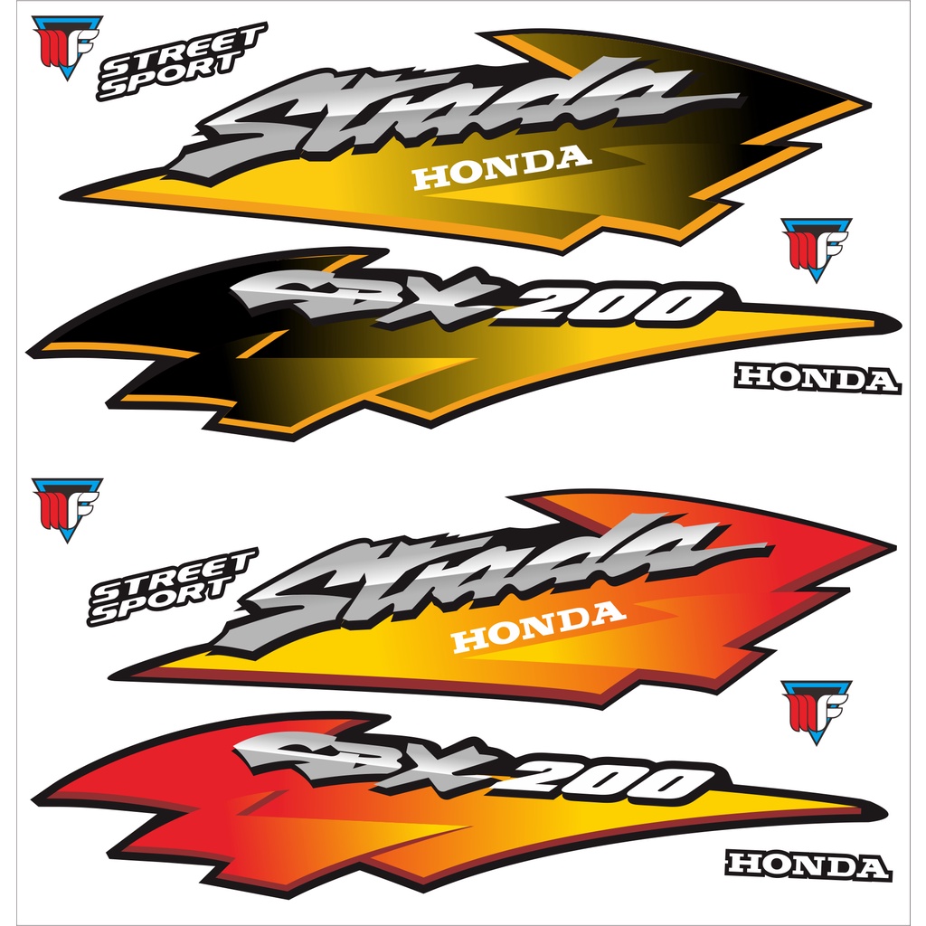 Striping STRADA CBX200 Tilas Tilam Tiger Lama Lis Variasi