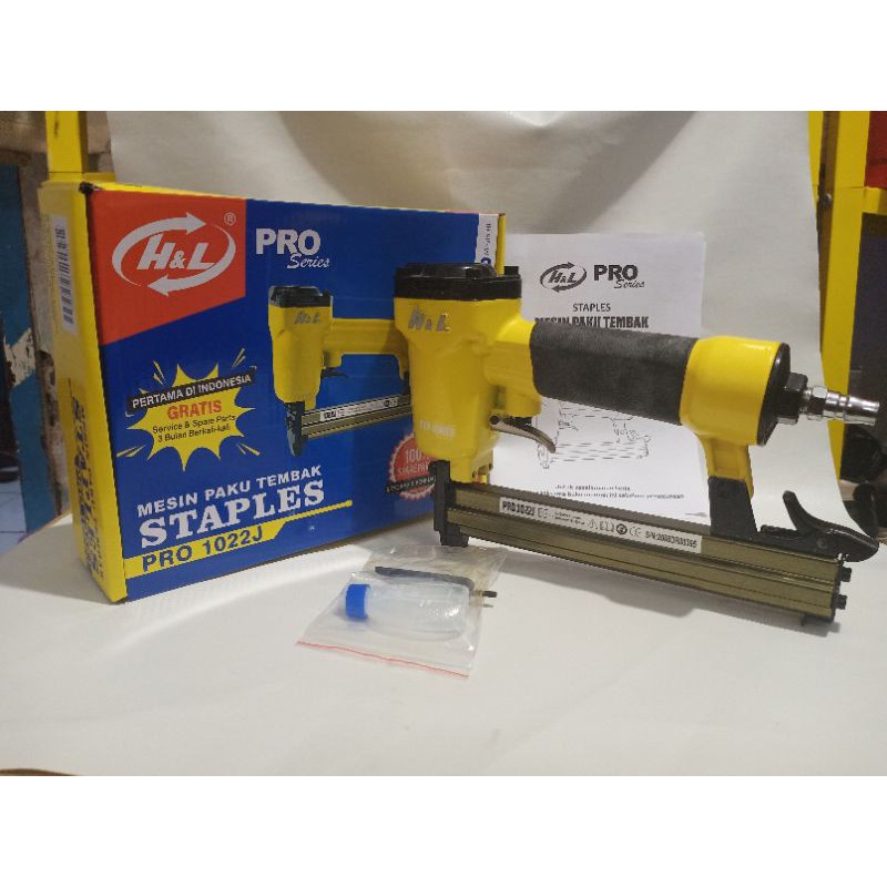 

alat staples tembak paku air nailer 1022 pro