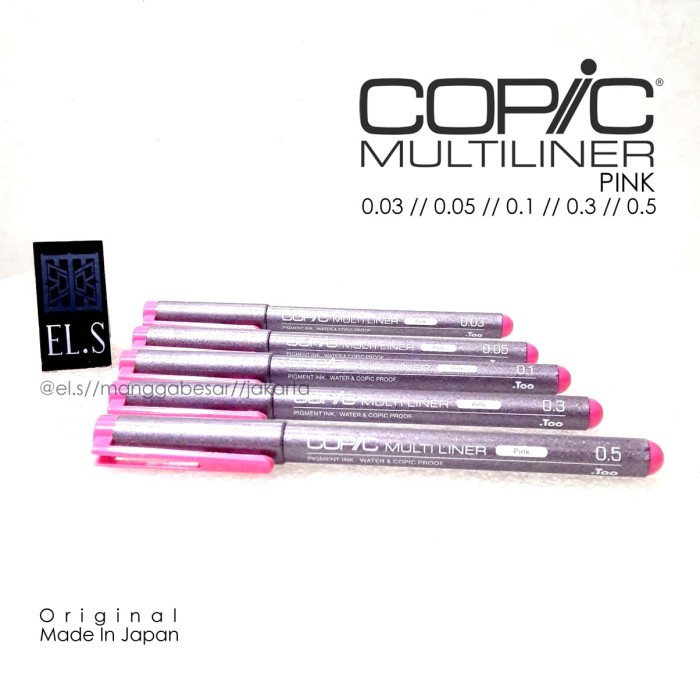 

Terlaris Copic Multiliner Pink Bergaransi