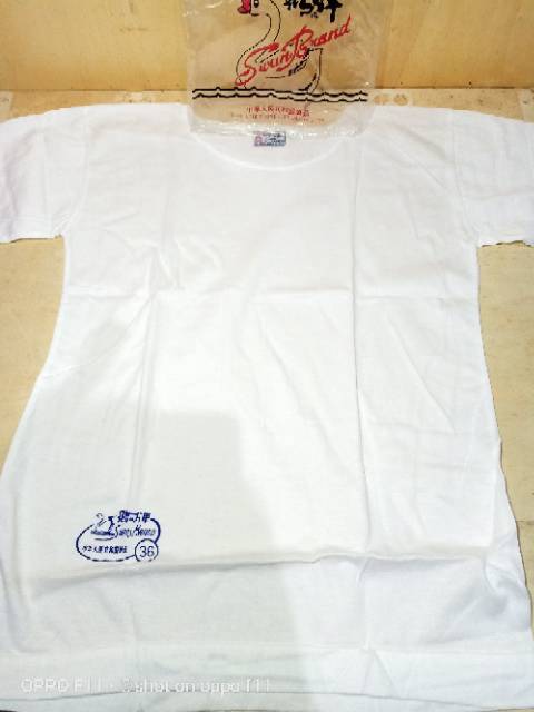 Swan brand kaos dalam oblong asli