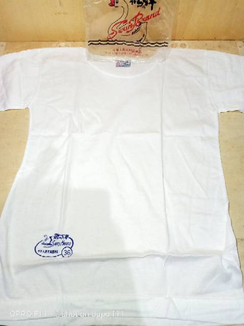 Swan brand kaos dalam oblong asli