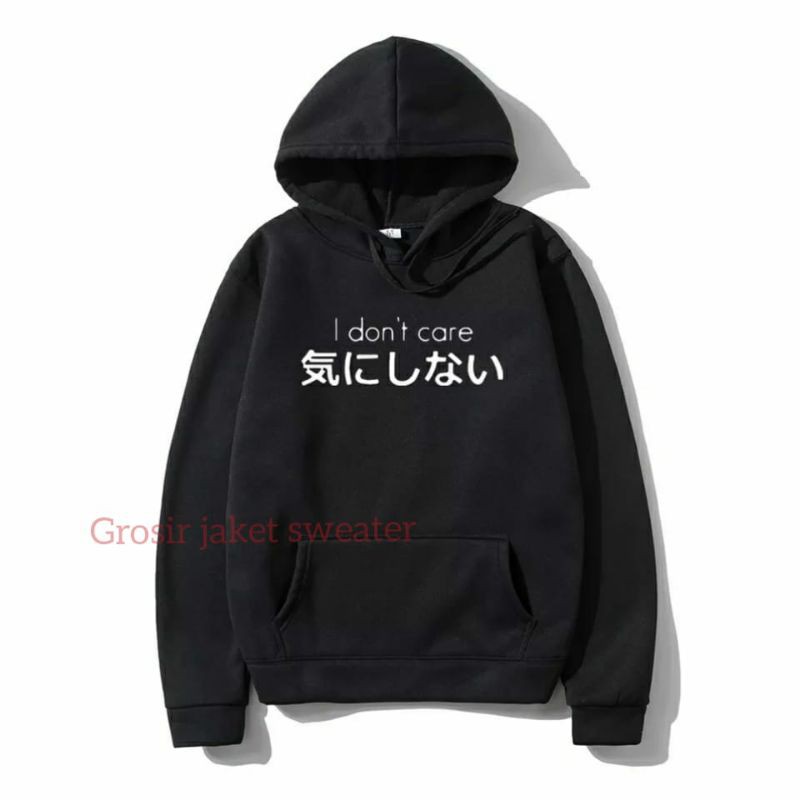 JAKET HOODIE JUMPER PRIA WANITA (I DONT CARE)